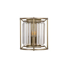 Lightologist Balmoral Wall Lamp Antique Brass / Clear LO191363