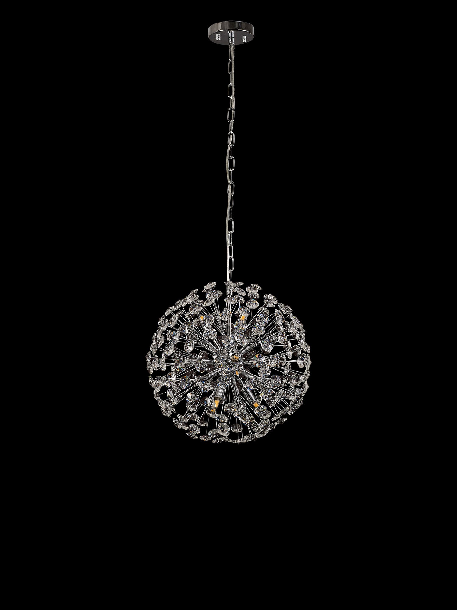 Lightologist Chakkar Pendant 40cm Sphere 9 Light G9 Polished Chrome / Crystal LO199733