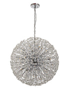 Lightologist Chakkar Pendant 1m Sphere 48 Light G9 Polished Chrome / Crystal LO199773