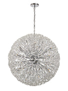 Lightologist Chakkar Pendant 1.2m Sphere 64 Light G9 Polished Chrome / Crystal LO199783