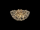 Lightologist Chakkar Ceiling 50cm 11 Light G9 French Gold / Crystal LO199803