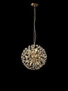 Lightologist Chakkar Pendant 40cm Sphere 9 Light G9 French Gold / Crystal LO199823