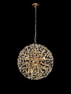 Lightologist Chakkar Pendant 60cm Sphere 16 Light G9 French Gold / Crystal LO199843