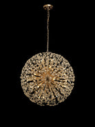 Lightologist Chakkar Pendant 80cm Sphere 24 Light G9 French Gold / Crystal LO199853