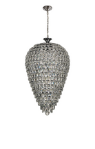 Lightologist Conifer Acorn Pendant, 16 Light E14, Polished Chrome