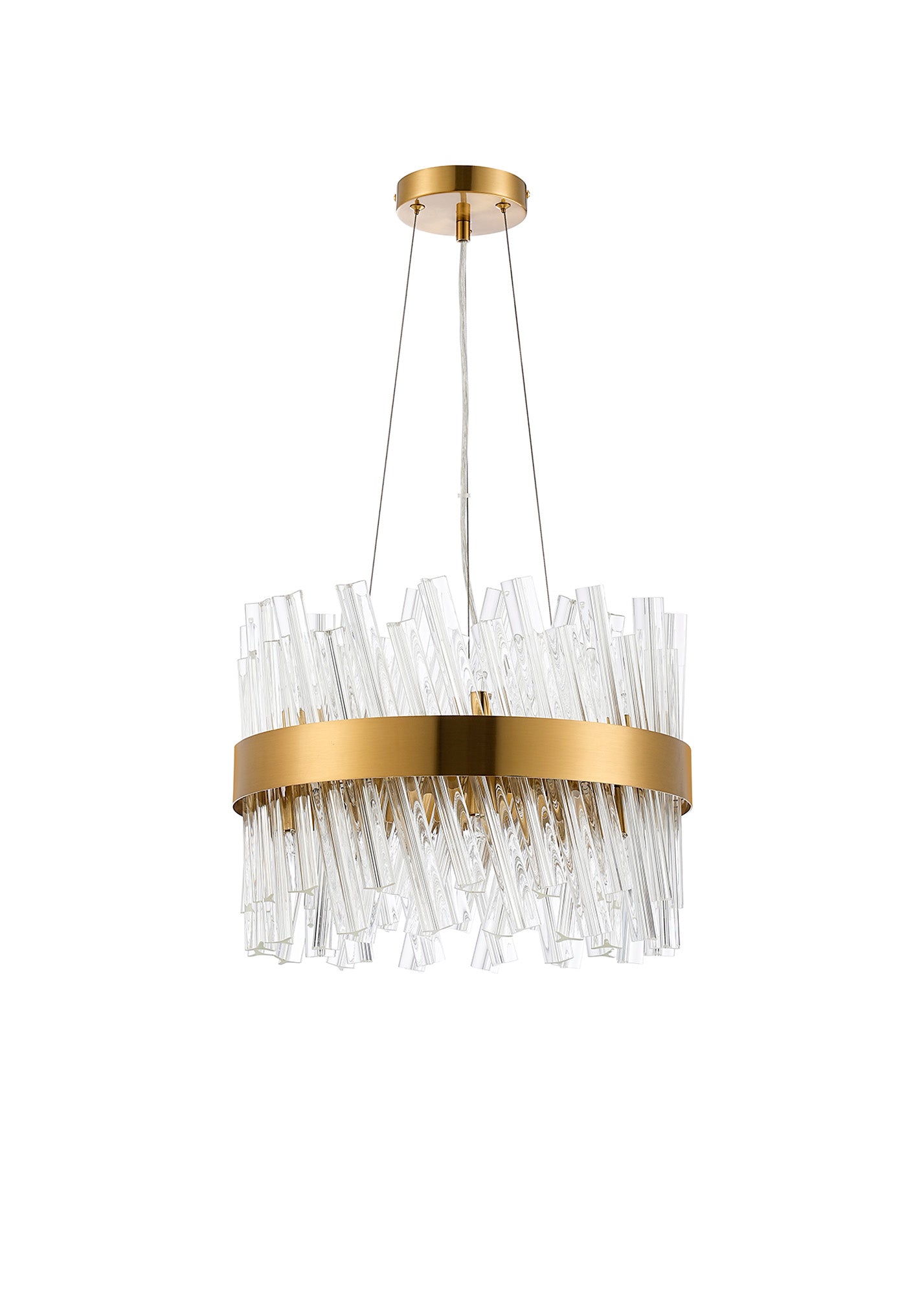 Lightologist Paddington 10 Light G9, Pendant Round, Brass / Clear LO19498BR/CL3