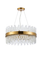 Lightologist Paddington 18 Light G9, Pendant Round, Brass / Clear Item Weight: 16.81kg LO19500BR/CL3