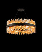 Lightologist Paddington 24 Light G9, Pendant Round, Satin Black / Amber Item Weight: 23.13kg LO19502BL/AM3