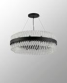 Lightologist Paddington 24 Light G9, Pendant Round, Satin Black / Clear Item Weight: 23.13kg LO19502BL/CL3