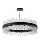 Lightologist Paddington 32 Light G9, Pendant Round, Satin Black / Clear Item Weight: 29.51kg LO19504BL/CL3