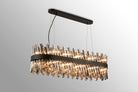 Lightologist Paddington 24 Light G9, Pendant Oblong, Satin Black / Smoke Item Weight: 22.65kg LO19506BL/SM3