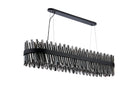 Lightologist Paddington 36 Light G9, Pendant Oblong, Satin Black / Smoke Item Weight: 33.98kg LO19508BL/SM3