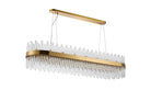 Lightologist Paddington 36 Light G9, Pendant Oblong, Brass / Clear Item Weight: 33.98kg LO19508BR/CL3