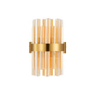 Lightologist Paddington 4 Light G9, Wall Light, Brass / Amber LO19510BR/AM3