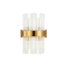 Lightologist Paddington 4 Light G9, Wall Light, Brass / Clear LO19510BR/CL3