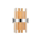 Lightologist Paddington 4 Light G9, Wall Light, Polished Nickel / Amber LO19510PN/AM3