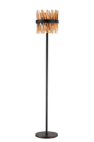 Lightologist Paddington 8 Light G9, Floor Lamp, Satin Black / Amber LO19514BL/AM3