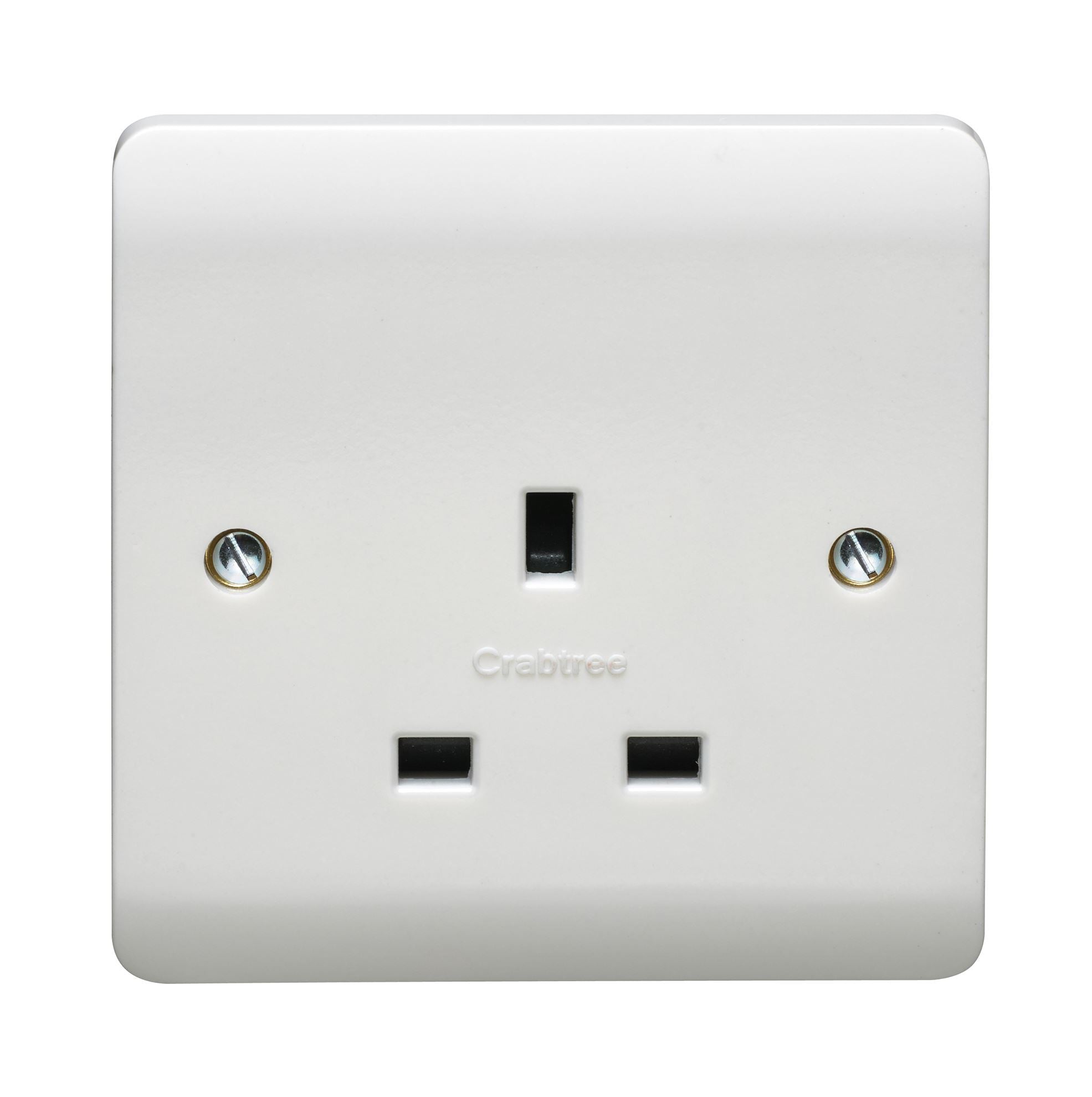 Crabtree Instinct 13A 1G Unswitched Socket Cr1255