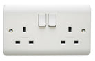 Crabtree Instinct 13A 2G Dp Switched Socket Dual Earth Cr1305/D