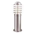 Searchlight Louvre Outdoor - 1Lt Post (Height 45Cm), Stainless Steel, White Shade 052-450