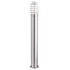 Searchlight Louvre Outdoor - 1Lt Post (Height 90Cm), Stainless Steel, White Shade 052-900