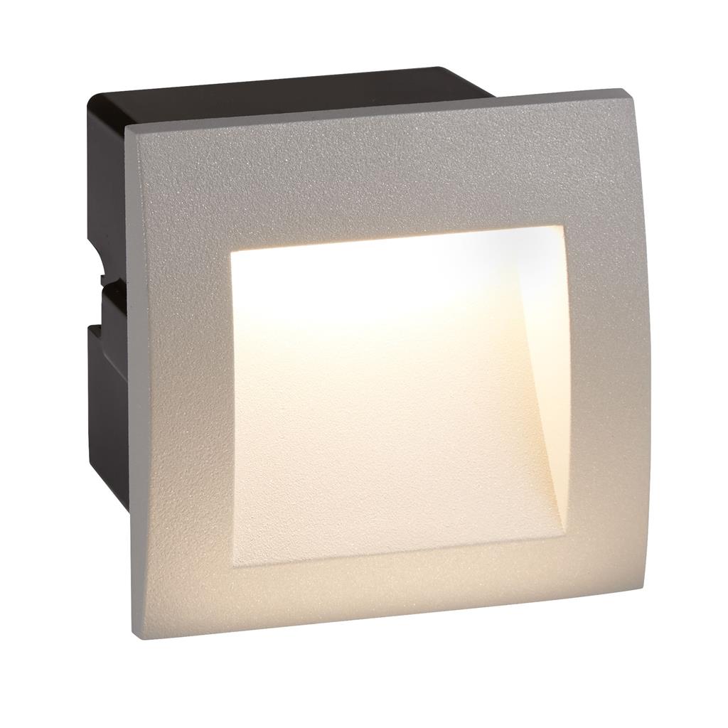 Searchlight Ankle Led Indoor/Outdoor Recessed Square, Grey 0661Gy