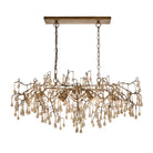 Lightologist Aged gold paint & champagne lustre glass Multi arm lamp Pendant Light WIN13104242