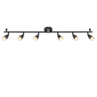 Saxby Lighting Amalfi 6lt bar black 35W 101332