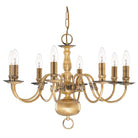 Searchlight Flemish - 8Lt Pendant, Antique Brass 1019-8Ab