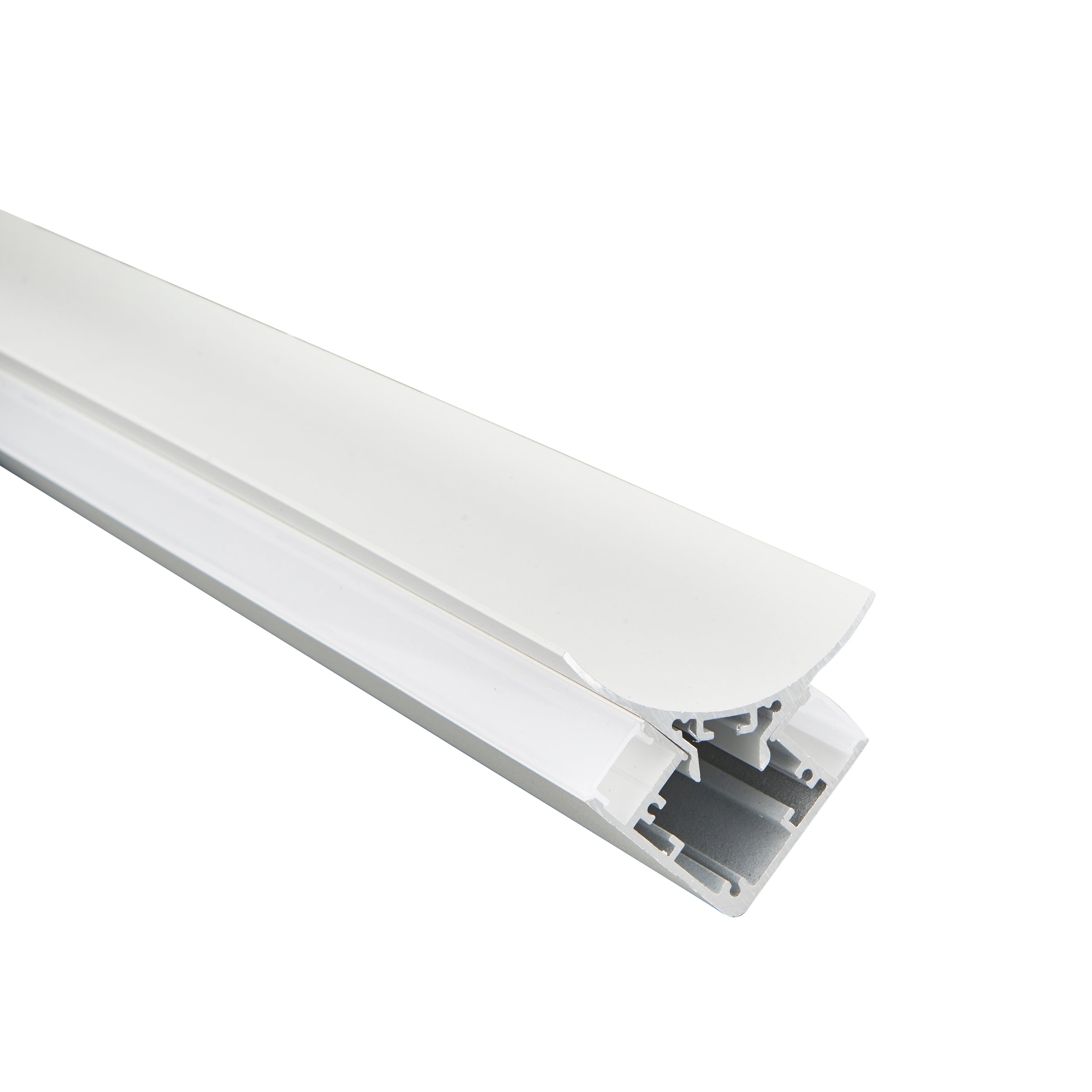 Saxby Lighting Rigel Wall Corner 2m Aluminium Profile/Extrusion White 102668