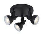 Searchlight Focus 3Lt Spotlight Disk - Black 1543Bk