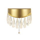 Searchlight Jewel Led Wall Light, Gold With Crystal 19211-2Go