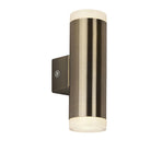 Searchlight Led Outdoor 2Lt  & Porch Wall Light, Antique Brass 2100Ab