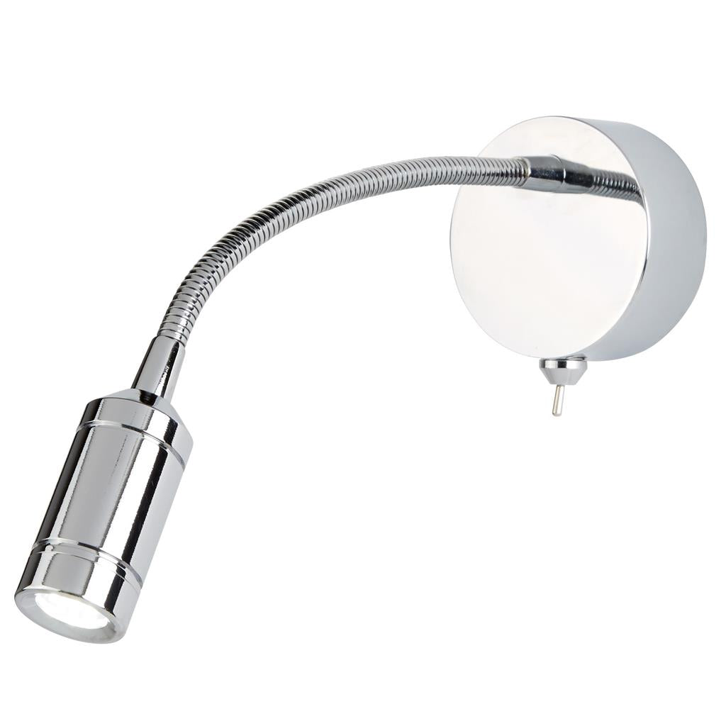 Searchlight Flexy Wall Led Adj Wall Light  - Flexi Arm - Chrome 2256Cc