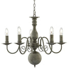 Searchlight Greythorne - 5Lt Ceiling, Textured Grey Finish 2265-5Gy