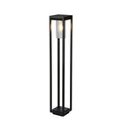 Searchlight Atlanta 1Lt Outdoor Post - 900Mm, Black With Clear Diffuser 28731-900