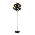 Searchlight Discus 4Lt Black/Gold Floor Lamp 3079Bg