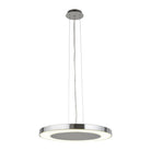 Searchlight Lexi (Dim) Led Disc Ceiling Pendant (50Cm Dia), Chrome, Crushed Ice Effect Deco 3090-50Cc