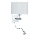 Searchlight Hotel Wall Light - Dual Arm Cc - Led Flexi Arm 3550Cc