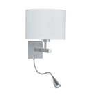 Searchlight Hotel Wall Light - Dual Arm Ss- Led Flexi Arm 3550Ss