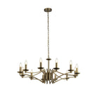 Searchlight Ascot 12Lt Pendant Antique Brass 41312-12Ab