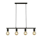 Searchlight Dance 4Lt Bar Pendant, Sand Black 45201-4Bk