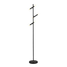 Searchlight Wands 3Lt Led Floor Lamp - Black 4869Bk