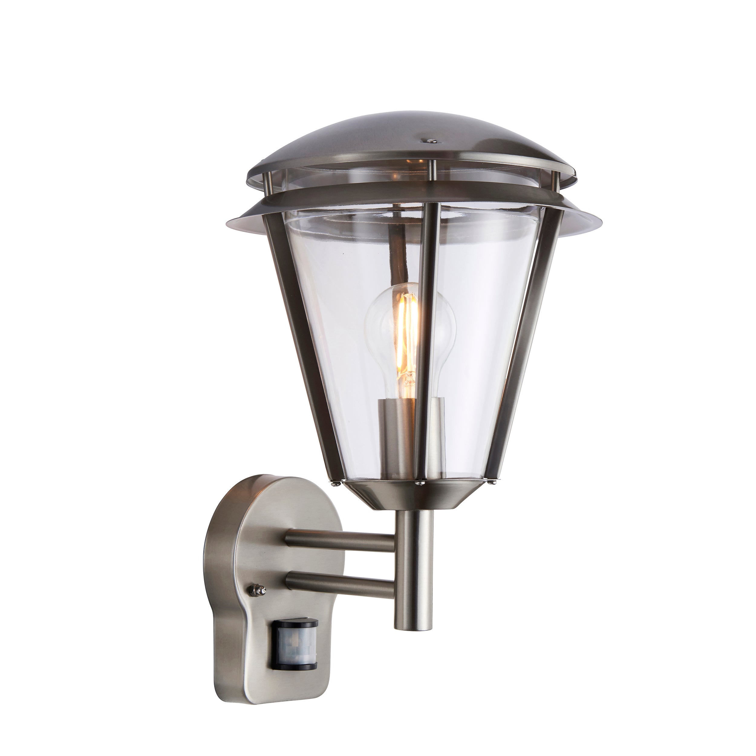 Saxby Lighting Inova PIR 1lt wall IP44 60W 49945