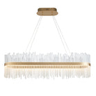 Lightologist Brushed gold plated finish & clear glass Single Pendant Light WIN13104082