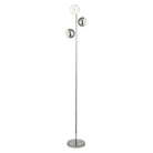 Searchlight Marbles 3Lt Floor Lamp - Chrome With Crystal Sand 5089Cc