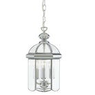 Searchlight Bevelled Lantern Chrome Bevelled Glass  Domed 3Lt 5133Cc