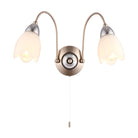 Endon Petal 2lt Wall Light 124-2