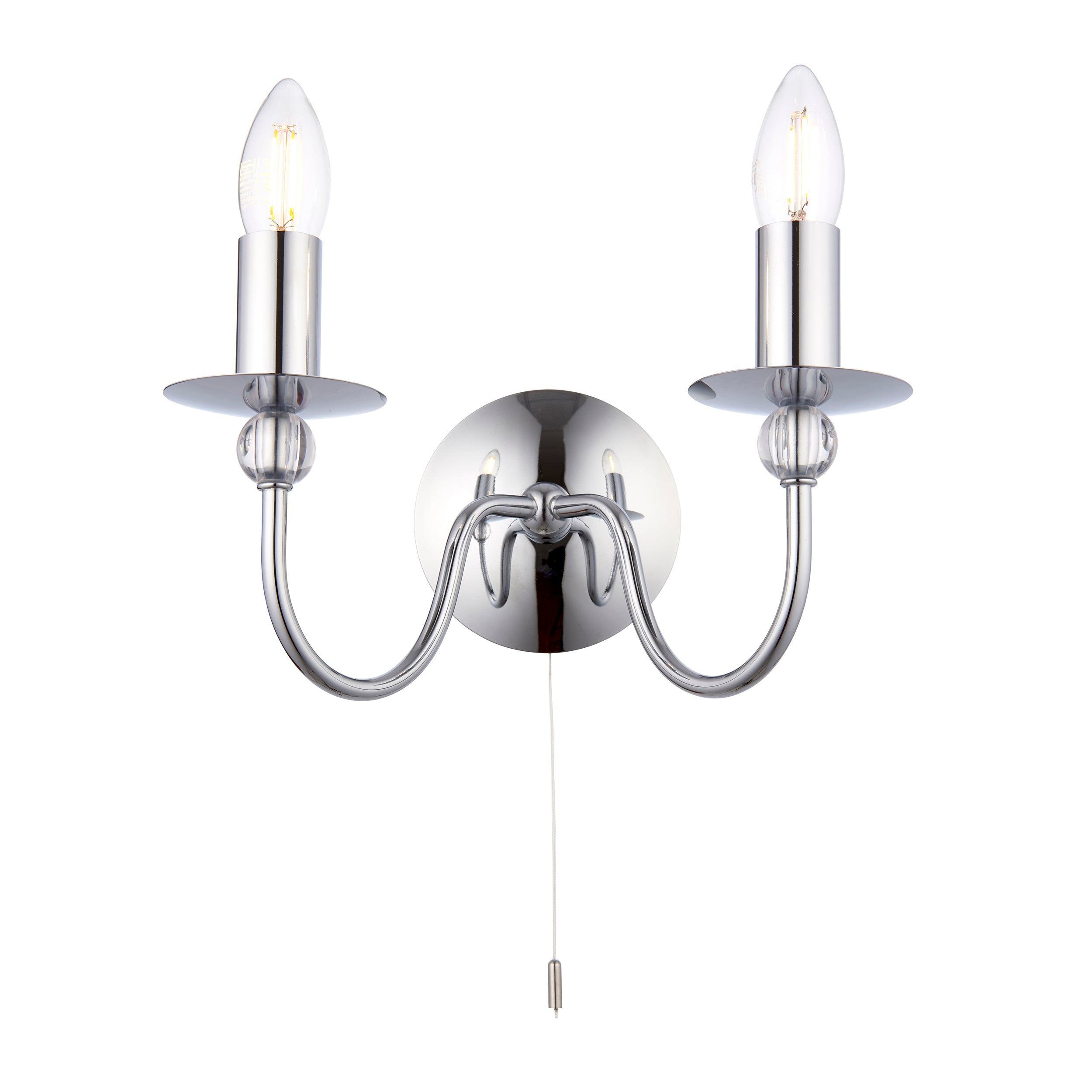 Endon Parkstone 2lt Wall Light 2013-2CH