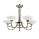 Endon Cagney 5lt Semi flush Light CAGNEY-5SC